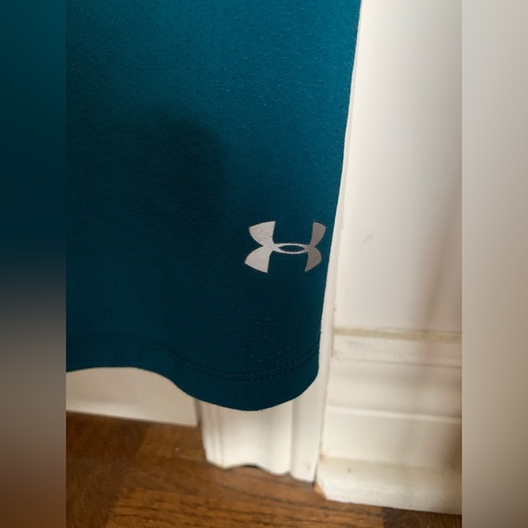 Under Armour Teal Workout Tank Medium - Picture 6 of 7